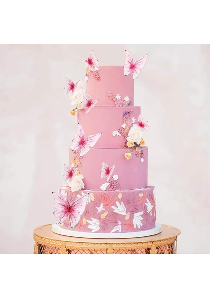 Yenilebilir Kelebekler, Şekerli Kağıda Baskı, Hazır Kesim, Çeşitli Modeller