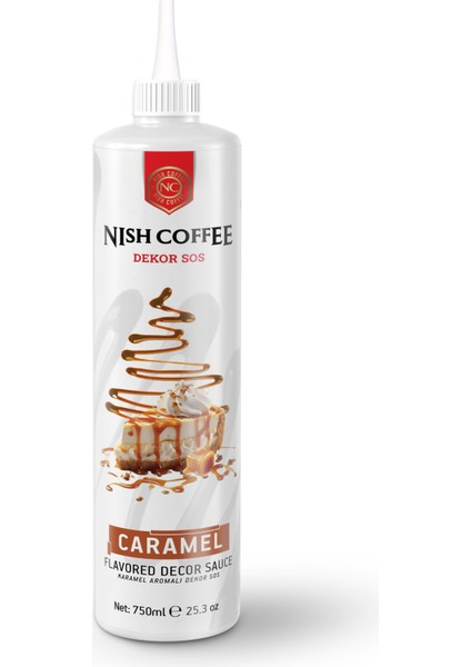 Nish Karamel Aromalı Dekor Sos 750 gr