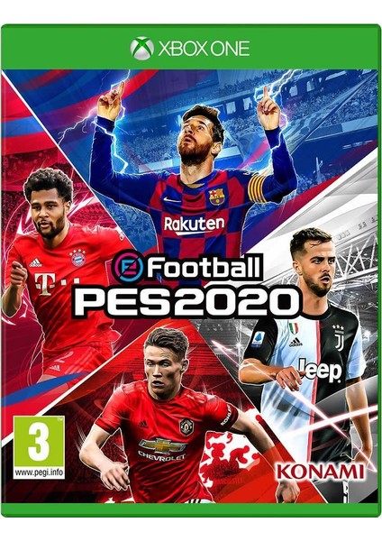 Efootball PES 2020 Xbox One Spor Oyunu Fotogerçekçi Stadyumlar ve Çoklu Oyuncu Desteği ile