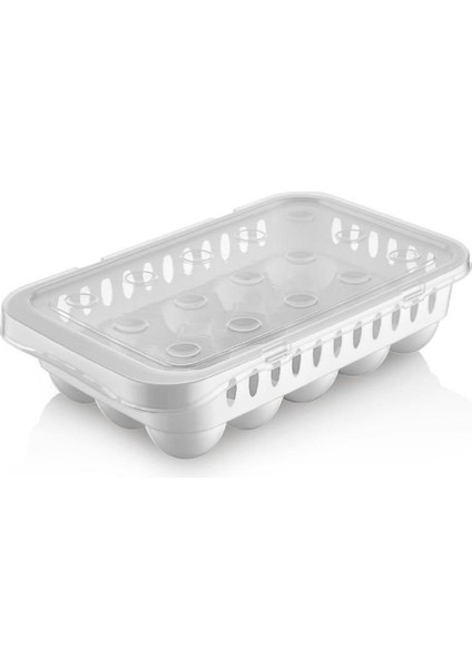 Beyaz Yumurtalık Saklama Kabı 15'li, Kapaklı, Steril, Bpa Free, Pratik Organizer fiyatları