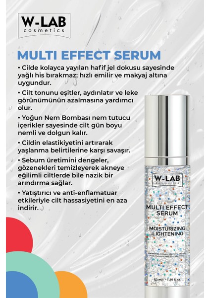 Kozmetik Multı Effect Serum 50 ml fiyatları