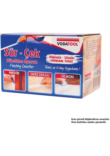 Sür-Çek Mastik Silikon Derz Dolgu Düzeltme Aparatı. - 3 Adet fiyatları