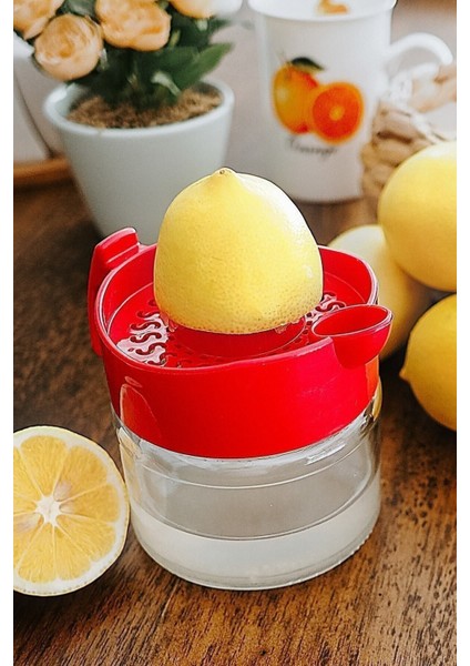 Şeffaf Cam Limon Sıkacağı, Sağlıklı ve Kolay Kullanım Için Tasarlandı