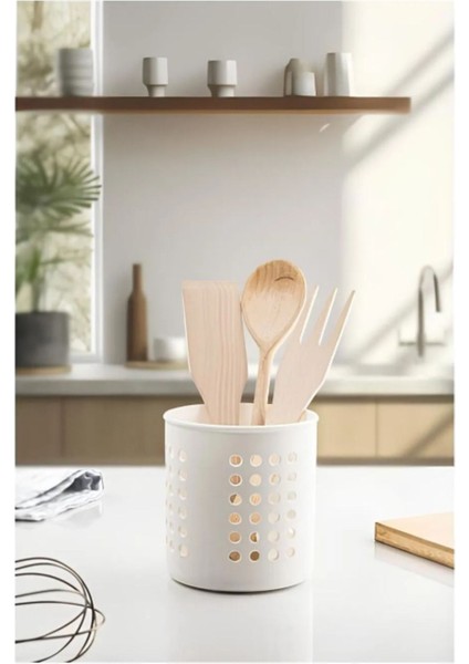 Beyaz Silindir Kaşıklık, Tezgah Üstü Servis ve Düzenleme Standı