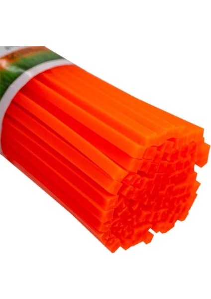 Hazır 85 Adet Kare Çubuk Motorlu Tırpan Misinası Bahçe Dayanıklı Ot Biçme Ipi Çubuk 4 mm (28 Cm) modelleri