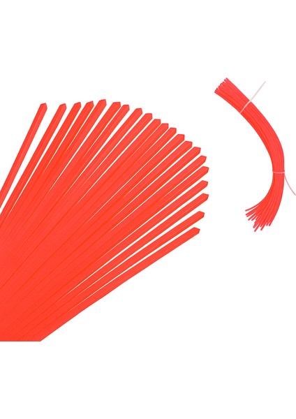 Hazır 85 Adet Kare Çubuk Motorlu Tırpan Misinası Bahçe Dayanıklı Ot Biçme Ipi Çubuk 4 mm (28 Cm) indirimleri