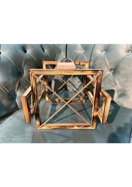 Kare Ahşap Avize, Modern ve Şık Tasarım, Sıcak Ton, Ev ve Ofis Için Ideal fiyatları