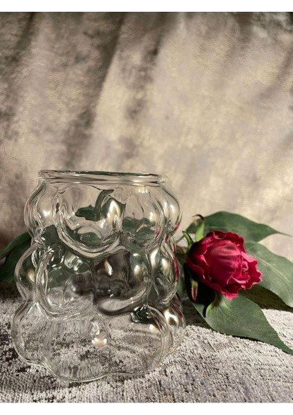 Kahverengi Üzüm Desenli Kabartmalı Cam Bardak, Soğuk Içecekler Için Şık ve Dayanıklı fiyatları