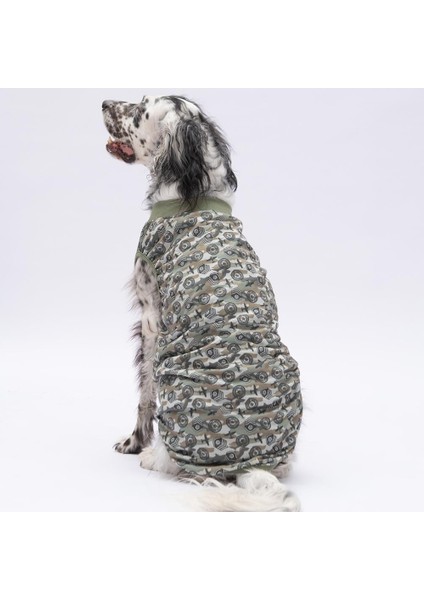 Air Army Büyük Köpek Tişörtü - Köpek Kıyafeti (15 Kg-45 Kg)