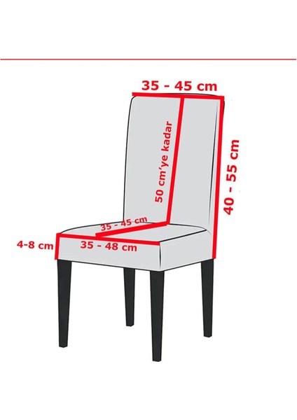 Kadife Kumaş Bej Sandalye Kılıfı, Şık ve Kullanışlı Dekoratif Örtü fiyatları
