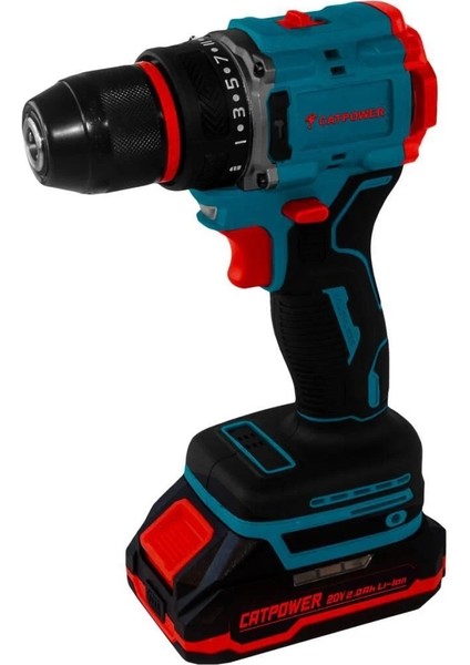 1020 Akülü Darbesiz Vidalama 10MM 20V Li-Ion 2.0AH