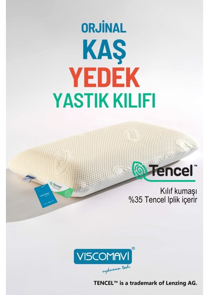 Beyaz Kaş Yedek Yastık Kılıfı, Konfor ve Şıklık Sunar.