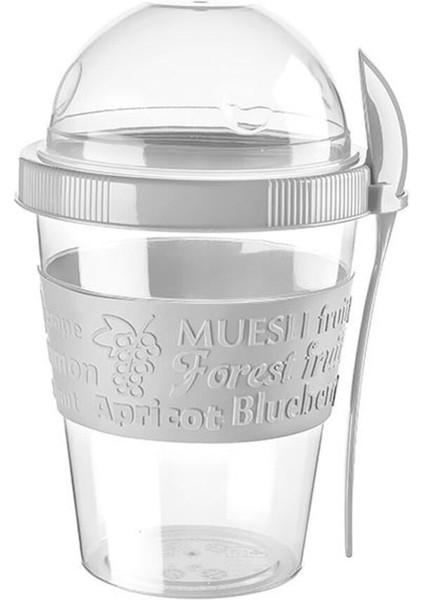 Taşınabilir Sağlıklı Meyveli Yoğurt ve Müsli Kabı, Pratik ve Kullanışlı fiyatları