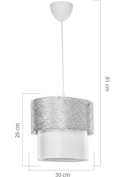 Modelight Monte Oval Gri Sarkıt, Şık ve Modern Tasarım, Sade ve Zarif Aydınlatma. fırsatları