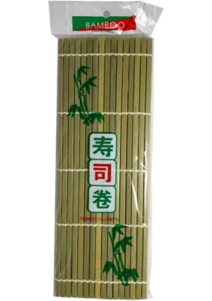Yeşil Bambu Sushi Sarma Matı, Kolay ve Pratik Sushi Sarma Için Ideal