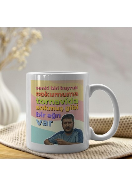 Gibi Dizisi Yılmaz ve Ilkkan Temalı Siyah Kupa Bardak