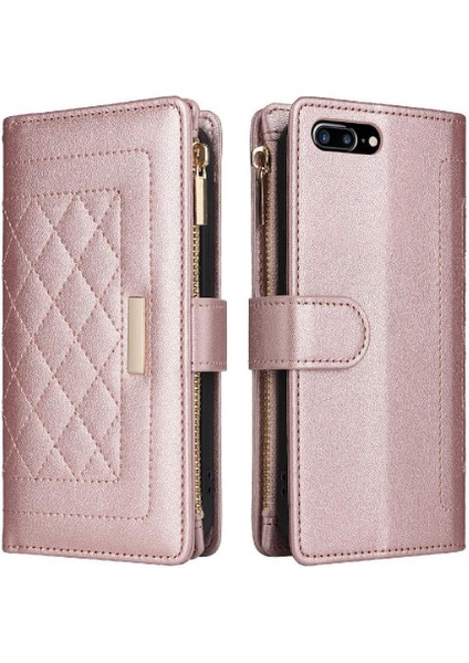 IPhone 7 Için Flip Case Artı/8 Artı Kayış Cüzdan Darbeye Kart Yuvaları (Yurt Dışından) indirimleri