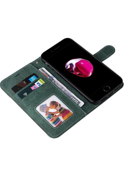 Iphone 7 Için Flip Case Artı/8 Artı Kart Yuvaları Tutucu ve Kayış ile Yüksek (Yurt Dışından) fırsatları