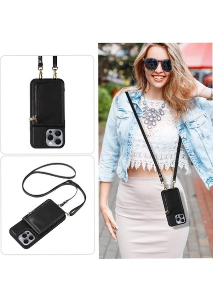 IPhone 16 Pro Max Crossbody ve Bilek Kayışı Kartı Için Organ Telefon Kılıfı (Yurt Dışından) fırsatları