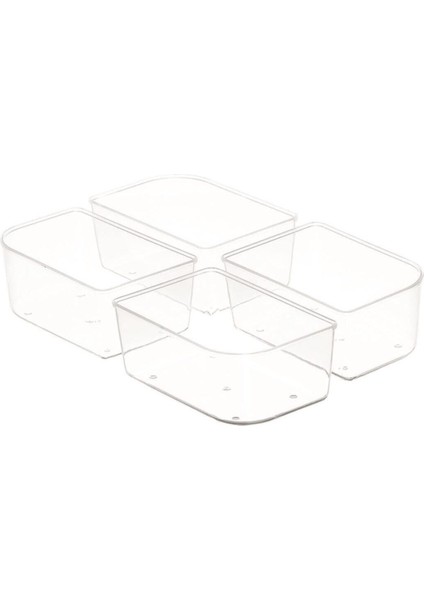 Beyaz 3 Bölmeli Dikdörtgen Saklama Kabı, Pratik ve Şık Mutfak Çözümü indirimleri