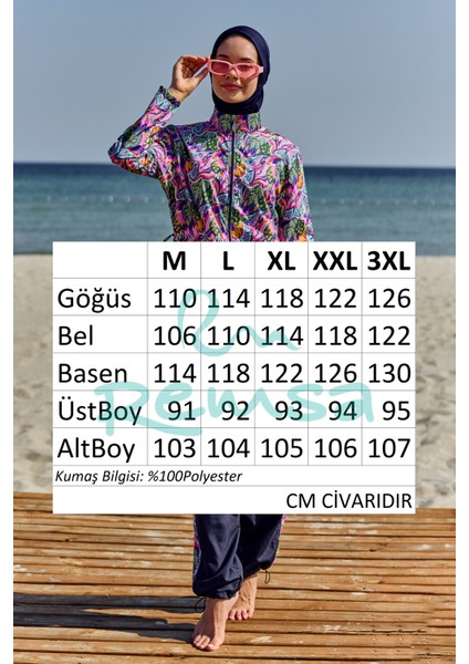 Paraşüt Tam Kapalı Tesettür Mayo Nisa R5501 fırsatları