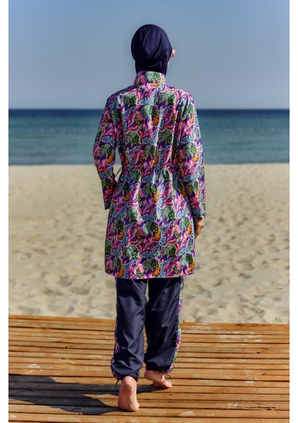 Paraşüt Tam Kapalı Tesettür Mayo Nisa R5501 indirimleri