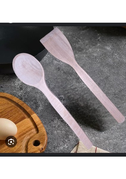 Kahverengi Ahşap Spatula ve Tahta Kaşık Seti, Doğal ve Şık Mutfak Gereçleri modelleri
