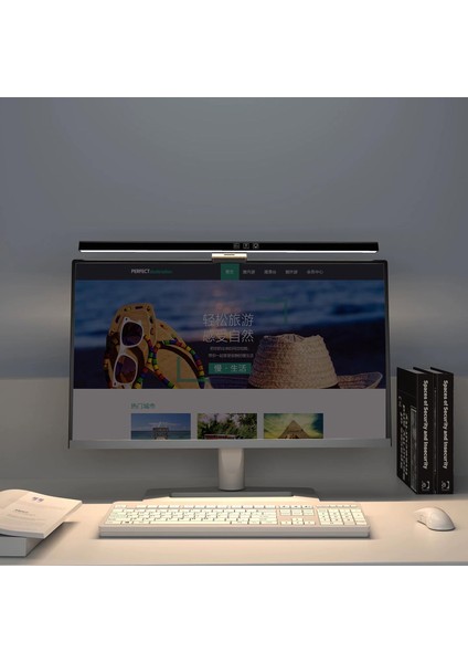 GA59 Monitör Montajlı Masa Lambası 200 Lümen 6000K LED USB Enerji Ile Çalışır 50 cm Boyunda fiyatları