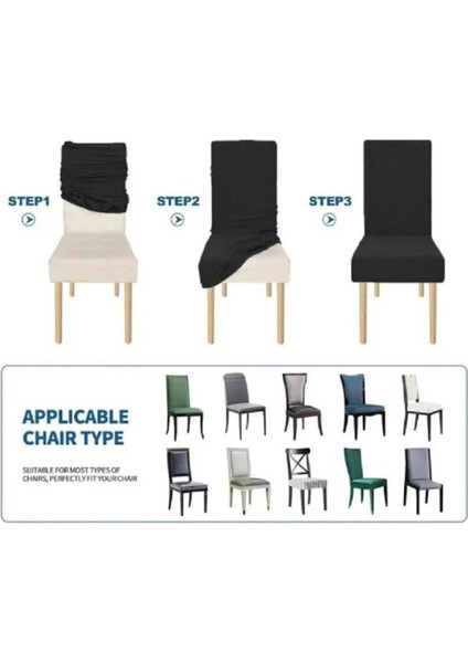 Turkuaz Jakar Desenli Yüksek Esnek Sandalye Kılıfı, Şık ve Koruyucu. fırsatları