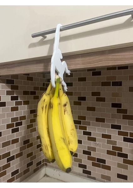 Renkli Maymun Muz Askısı, Eğlenceli ve Kullanışlı Mutfak Aksesuarı fırsatları