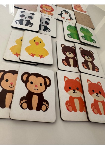 Zeka Kartları Eşleştirme Oyunu Hafıza Kartı Ahşap Eğitici Oyuncak fiyatları