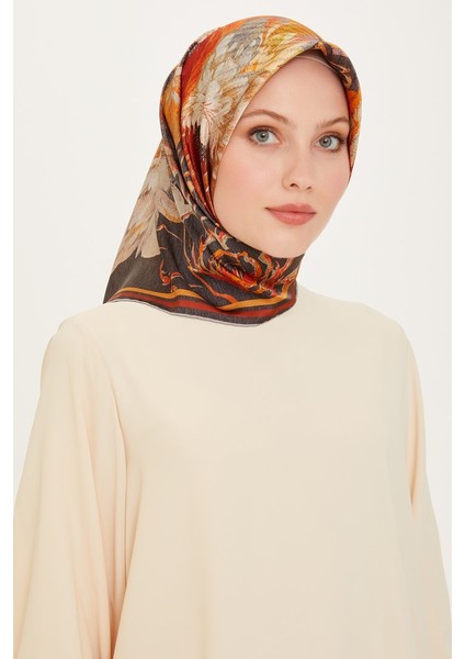 Nostalji Serisi Twill Ipek Eşarp 9220D-82