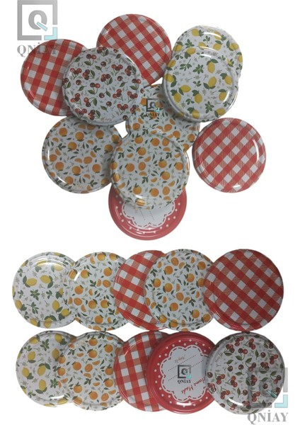 Renkli 82MM Konserve ve Kavanoz Kapağı Seti, Çift Silikonlu, 10 Adet fırsatları