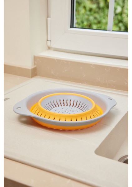 Pratik Katlanabilir Süzgeç, Kolay Kullanım ve Temizlik Için Ideal Seçenek