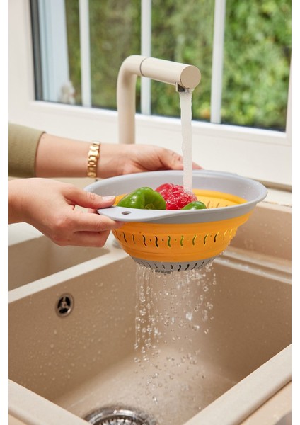 Pratik Katlanabilir Süzgeç, Kolay Kullanım ve Temizlik Için Ideal Seçenek fiyatları