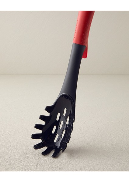 Kırmızı 32 cm Plastik Spagetti Kaşığı, Kullanışlı ve Şık Mutfak Gereci fiyatları