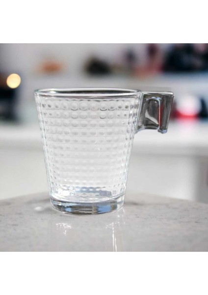 Turuncu 6'lı Espresso Fincan Seti, 90CC, Şık ve Kullanışlı Tasarım