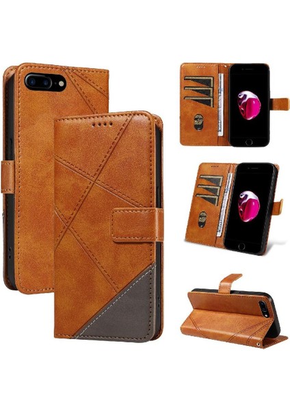 IPhone 7 Için Flip Case Artı/8 Artı ve Elmas ile Kart Yuvası (Yurt Dışından)