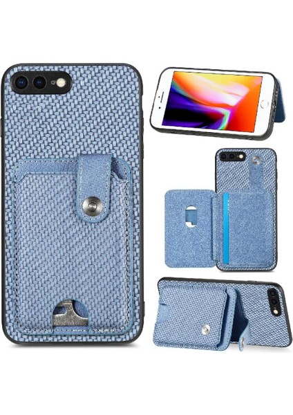 IPhone 7 Için Kılıf Artı/8 Artı Standı Darbeye Kart Yuvası Manyetik Araba (Yurt Dışından) fırsatları