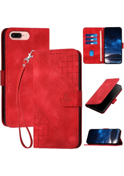 IPhone 7 Için Flip Case Artı/8 Artı ve Ayrılabilir ile Kredi Kartı Yuvası (Yurt Dışından)