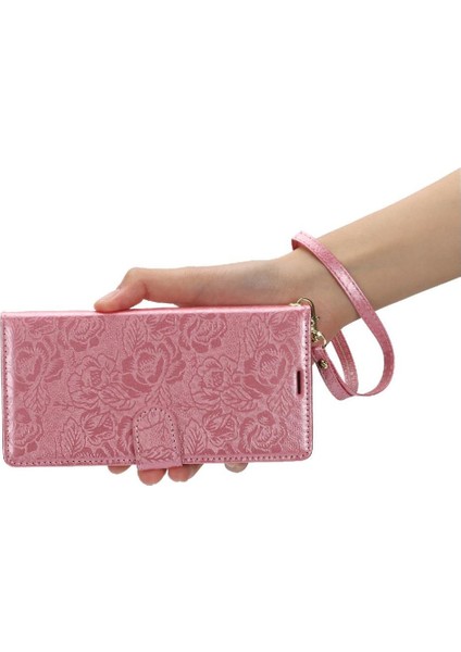 IPhone 11 Için Flip Case Pro Max Manyetik Kapatma Cüzdan Bilek Kordon (Yurt Dışından) fırsatları