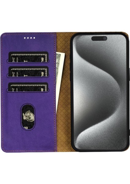 IPhone 7 Için Flip Case/iphone 8 Yan Cep Anti Kayma Kart Yuvaları Manyetik (Yurt Dışından) fırsatları