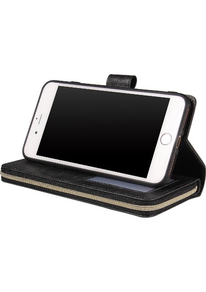 Iphone 7 Için Kılıf Artı/8 Artı Cüzdan Durumda 9 Kart Yuvaları Kart Tutucu ile (Yurt Dışından) modelleri