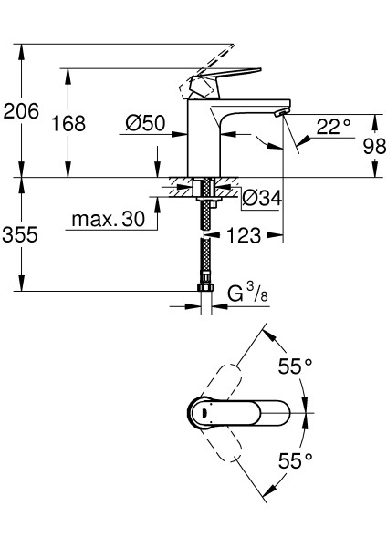 Eurocosmo Lavabo Bataryası - M Boyut - 23327000 indirimleri