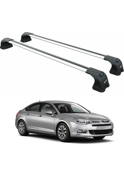 Citroen C5 2008-2017 Portbagaj Taşıyıcı Ara Atkı Aparatı Paw Pro 3 Gri