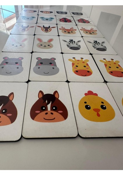 Zeka Kartları Eşleştirme Oyunu Hafıza Kartı Ahşap Eğitici Oyuncak fiyatları