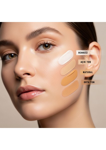 Organik 50 Spf Mineral Filtreli Renkli Güneş Koruyucu Krem - Natural Ton L Ecocert Cosmos Organik fırsatları