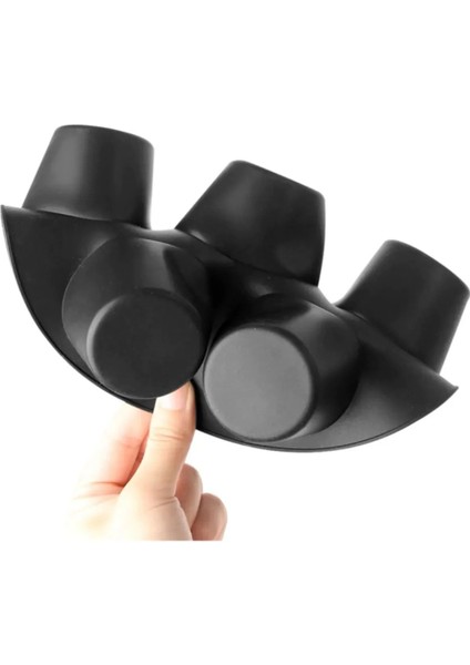 7 Bölmeli Silikon Muffin ve Kek Kalıbı, Gri, Sağlıklı Pişirme Için Mükemmel