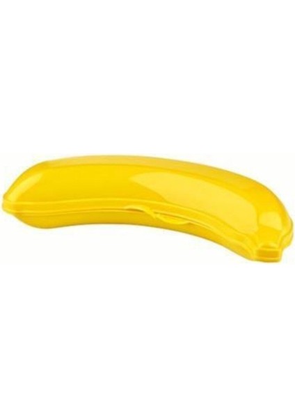 500ML Sarı Muz ve Meyve Saklama Kabı, Tazelik ve Rahatlık Için Ideal