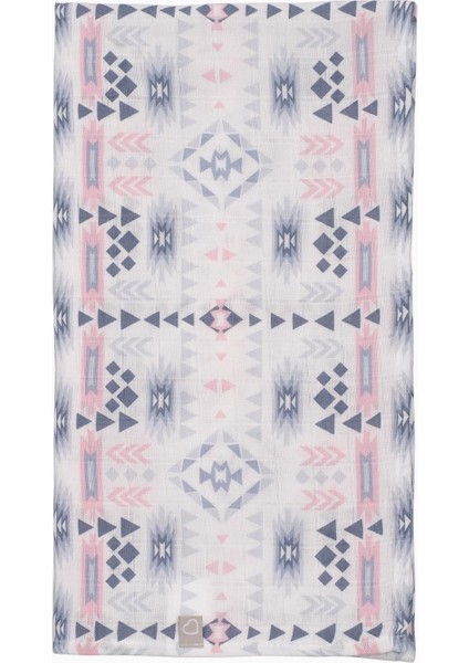 120X120 cm Müslin Örtü Battaniye, Üçgen Desenli, Lacivert modelleri